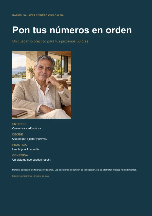 Portada del cuaderno Pon tus números en orden